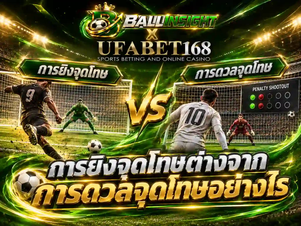 การยิงจุดโทษต่างจากการดวลจุดโทษอย่างไร